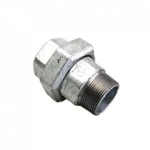 Американка прямая чугунная оцинкованная ВР-НР (ВН-НАР) Ду 15 (1/2”)