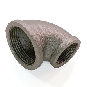 Угольник переходной чугунный ВР (ВН) Ду 25-20 (1”-3/4”)